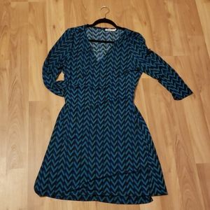 Blue and Black Dress Just Fab